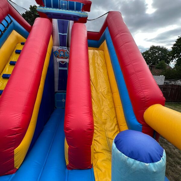 Piepūšamā atrakcija suņu patruļa slide