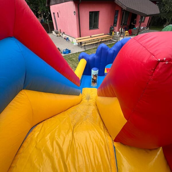 Piepūšamā atrakcija suņu patruļa slide