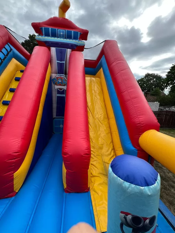 Piepūšamā atrakcija suņu patruļa slide